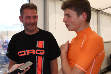 I due Verstappen si sfidano in KZ