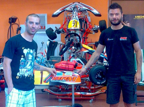 Melandri in pista a Ottobiano