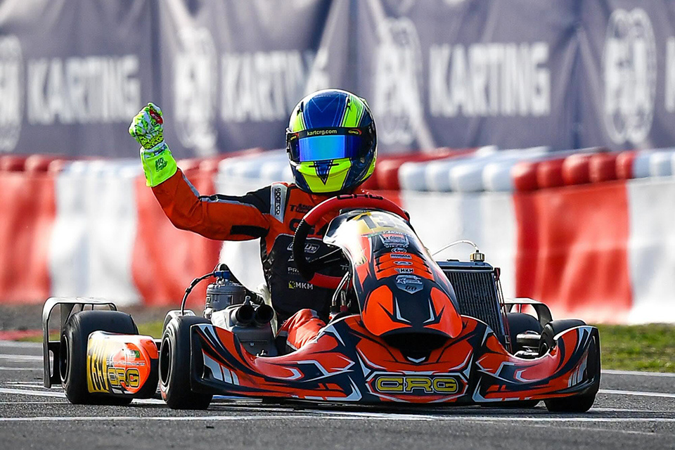 Trionfo Crg nella World Cup OK-N a Viterbo con Morelli. Perico si impone in Junior